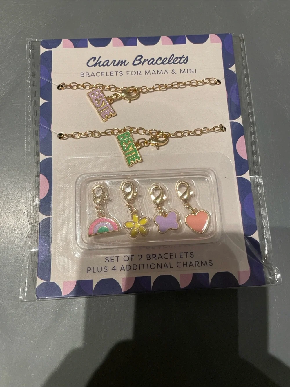 Charm Bracelets Set of 2 Bracelets Plus 4 Additional Charms New
